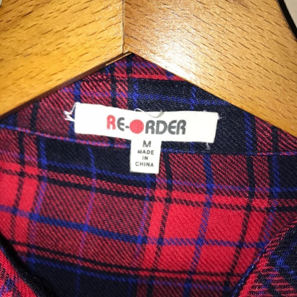 Re-Order Plaid Shirt: Medium - Picture 2 of 3